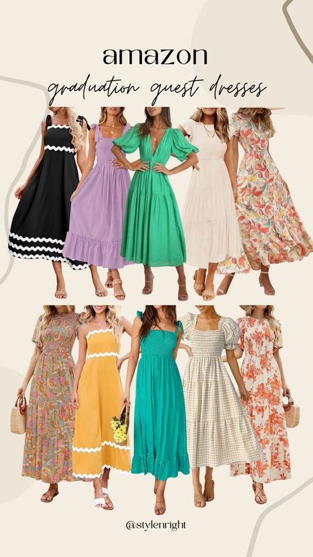 Graduation guest dresses! 🤍

Graduation dress. Graduation guest dress. Spring dress. Wedding guest dress.

#LTKmidsize #LTKSeasonal #LTKstyletip