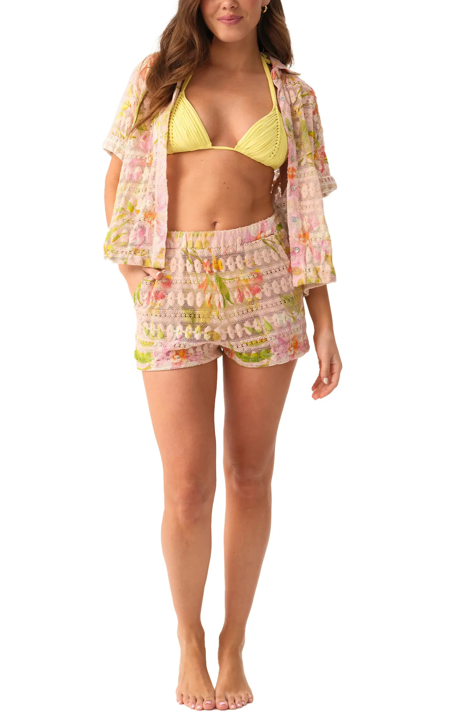 Blake Button-Up Cover-Up Shirt | Nordstrom