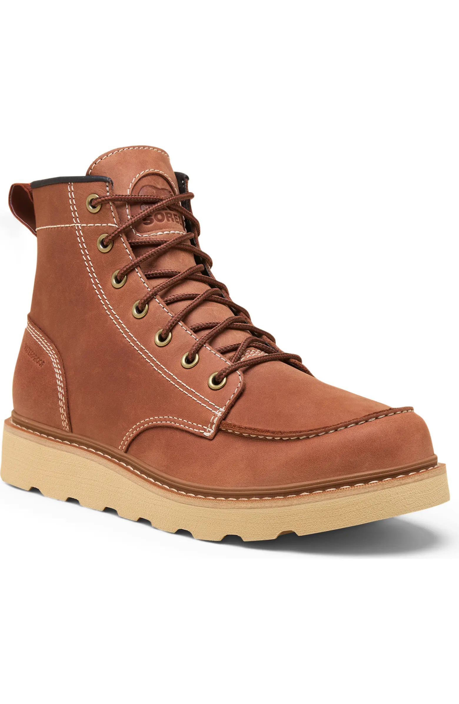 SOREL Slabtown 62 Waterproof Moc Toe Boot (Men) | Nordstrom | Nordstrom