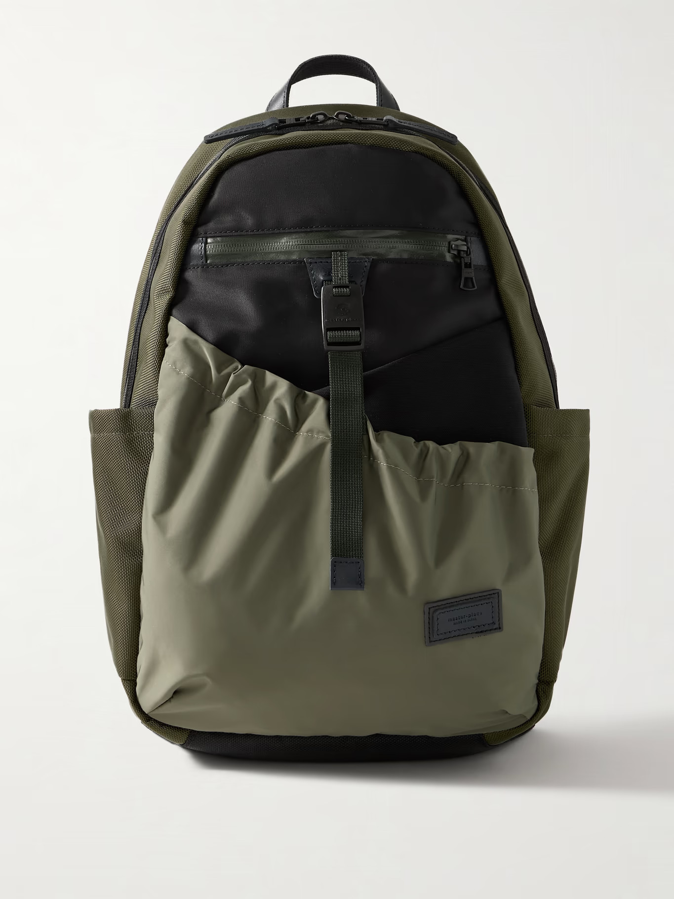 Scramble Leather-Trimmed Nylon Oxford, Twill and Shell Backpack | Mr Porter (US & CA)