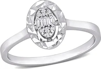 Diamond Oval-Shape Cluster Ring 14k | Nordstrom