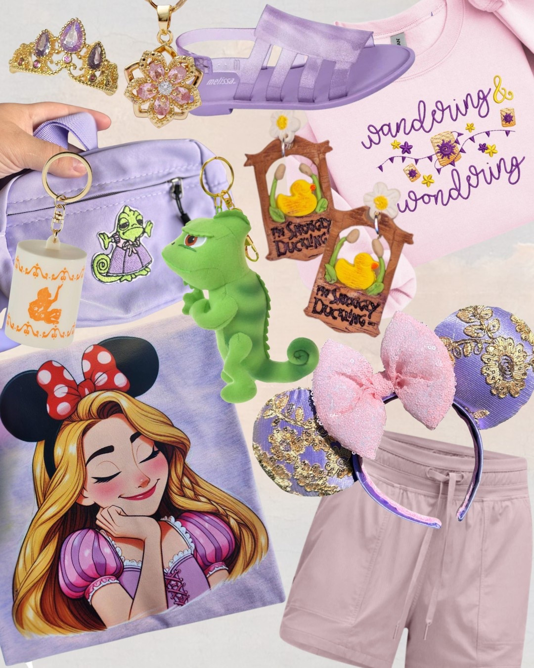 Inspired by The Lost Princess from “Tangled” 👑☀️🦎🌸