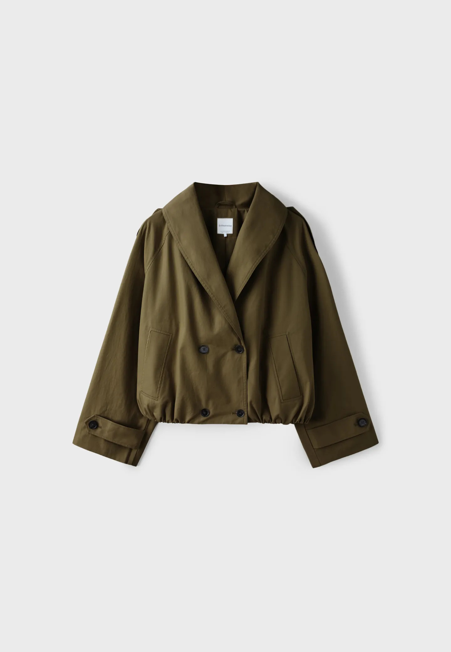 Bubble trench coat with shawl neck | Stradivarius (UK)