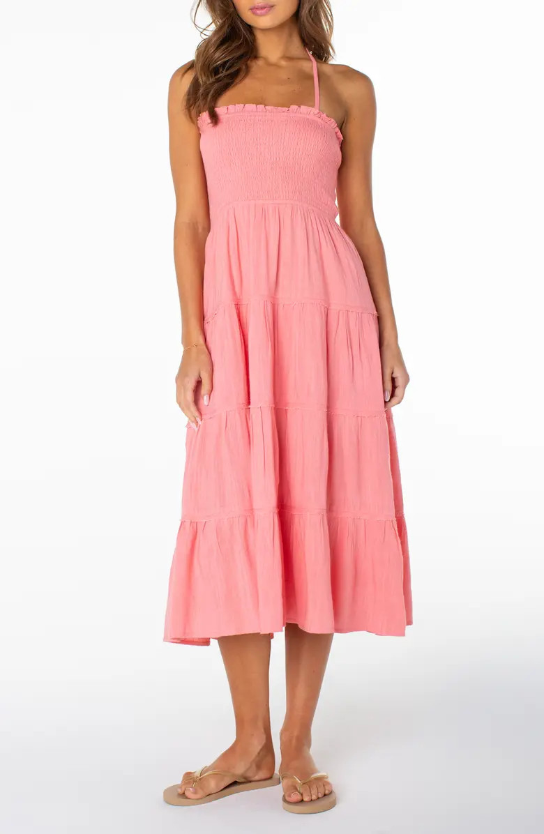 Ellie Smocked Midi Sundress | Nordstrom