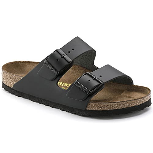 Birkenstock Women's Sandals, Black Birko-flor??, 3.5 UK Narrow | Amazon (US)
