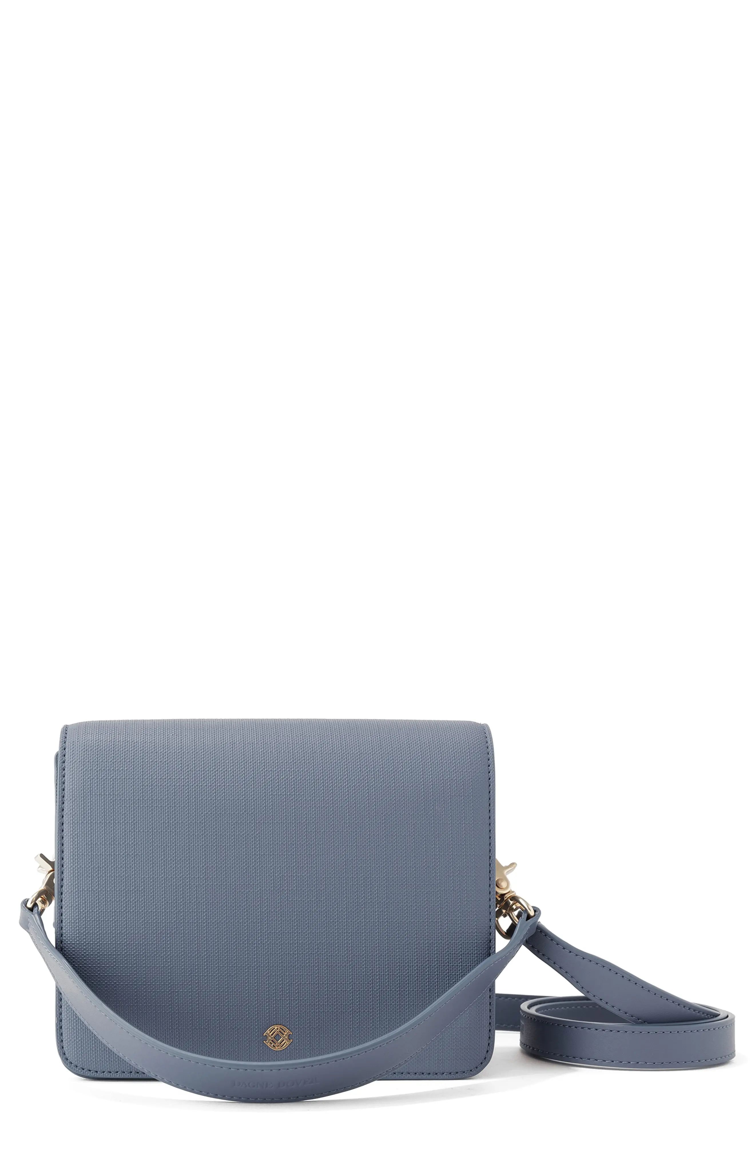 Dagne Dover Epic Coated Canvas Crossbody Bag - Blue | Nordstrom