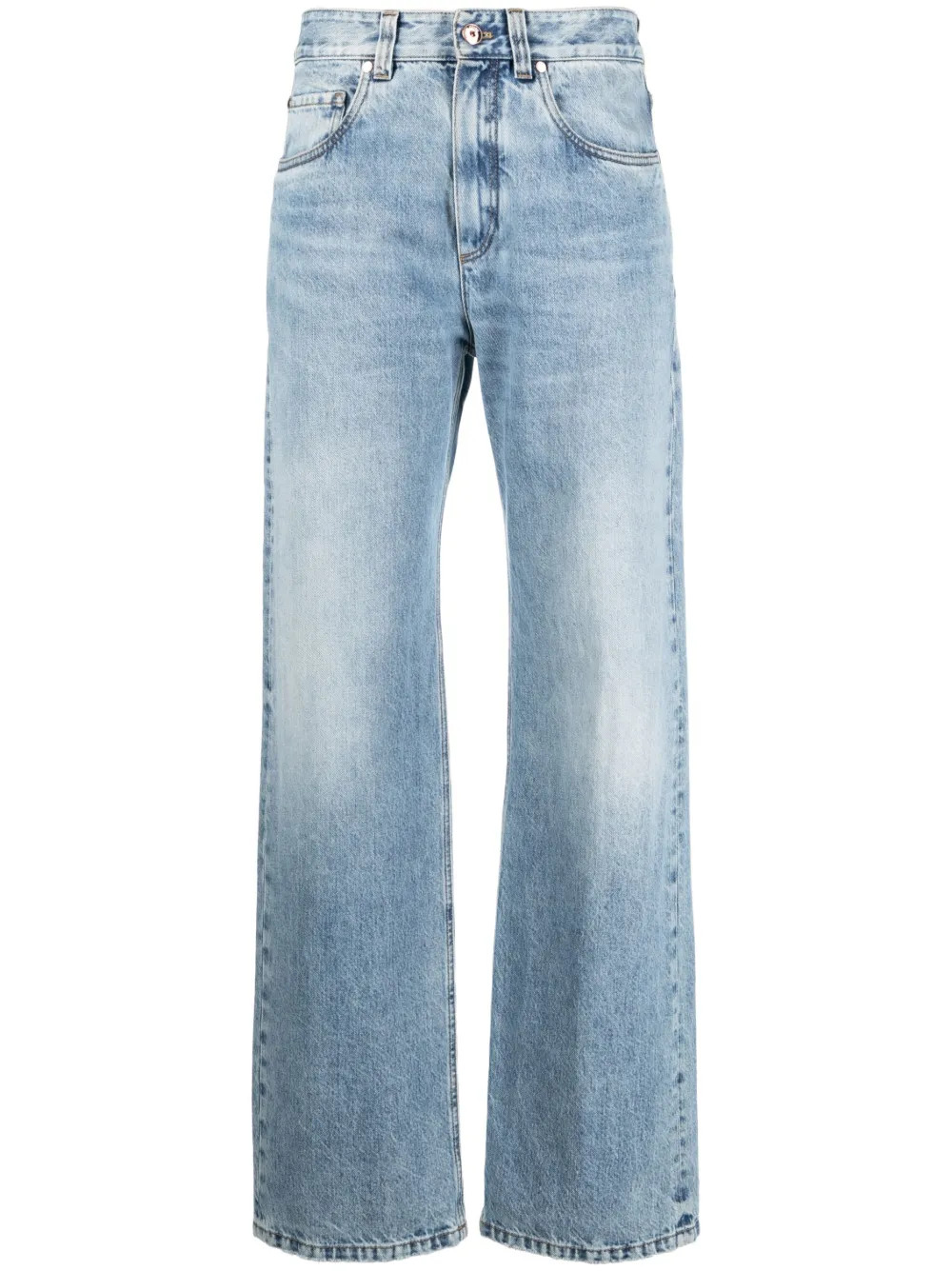 Weite High-Waist-Jeans | Farfetch Global