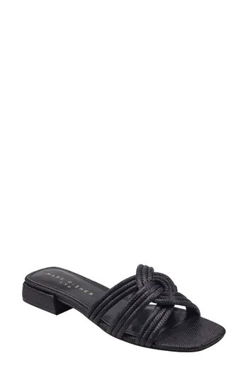 Marc Fisher LTD Casara Slide Sandal in Black 001 at Nordstrom Rack, Size 9.5 | Nordstrom Rack