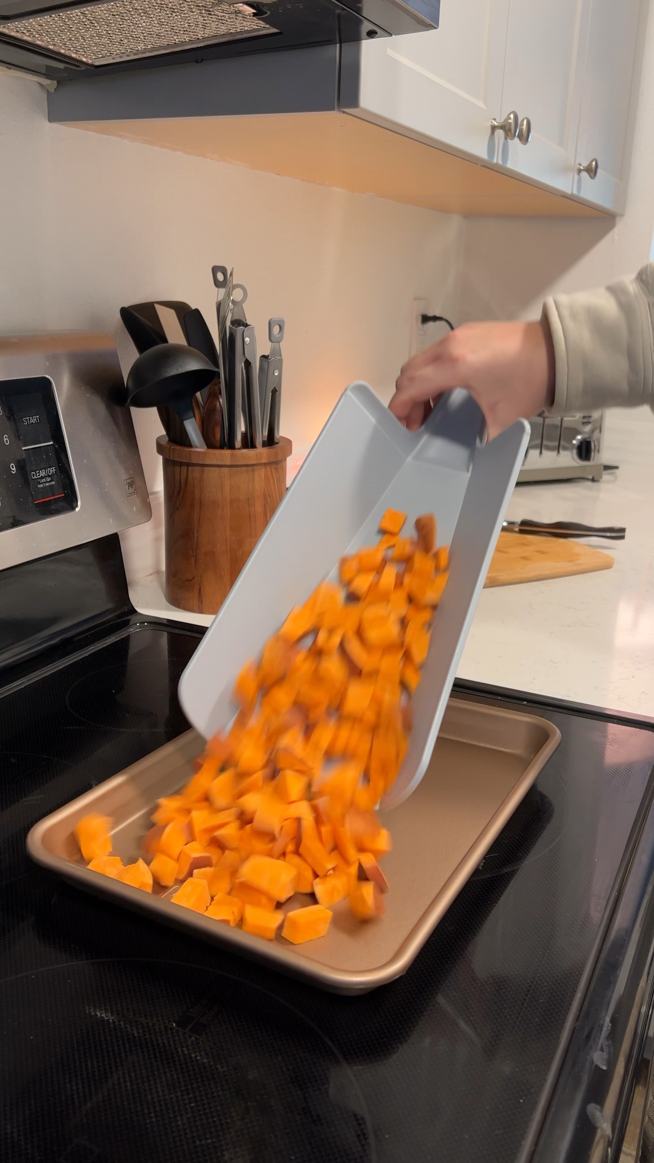 Kitchen gadgets, cutting board, oil dispenser, candle, chopper. 

#LTKSeasonal #LTKhome