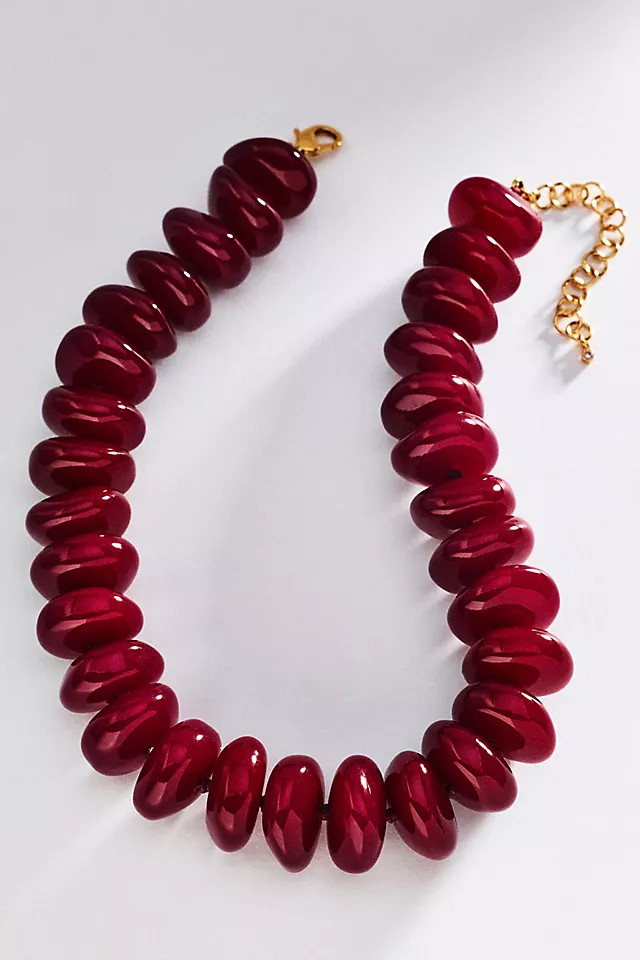 Bowie Necklace, Large Beads | Anthropologie (US)