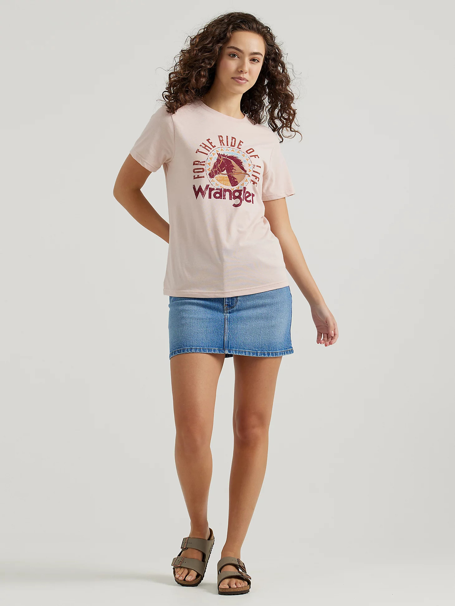 Women's Ride of Life Tee in Peachwhip | Wrangler
