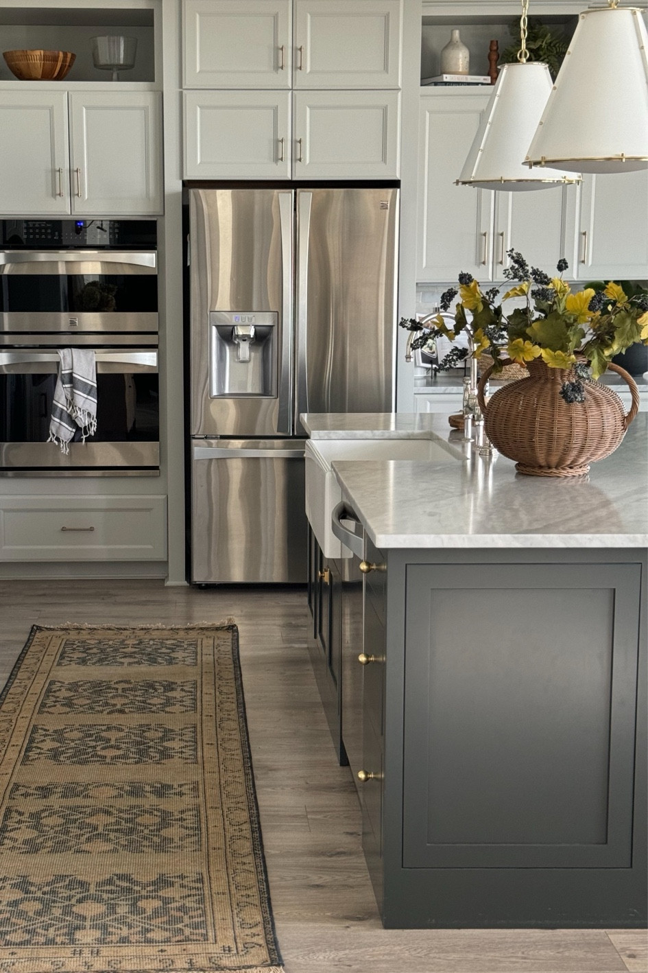 We have a few Wayfair favorites in our kitchen, including our faucet, lighting, and hardware! These lights are an investment, but are so stunning and elevate any space! Our hardware is a very affordable option and shows how beautiful a space can be when mixing affordable and high end pieces! 

#LTKStyleTip #LTKHome