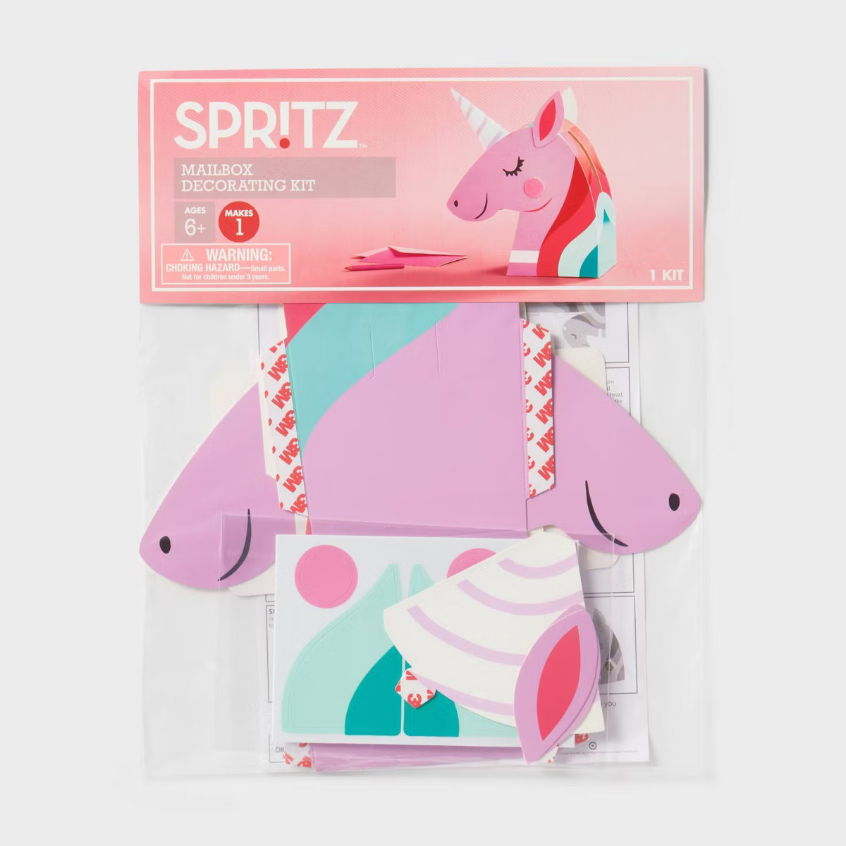Unicorn Valentine's Day Mailbox Paper Craft Kit - Spritz™ | Target