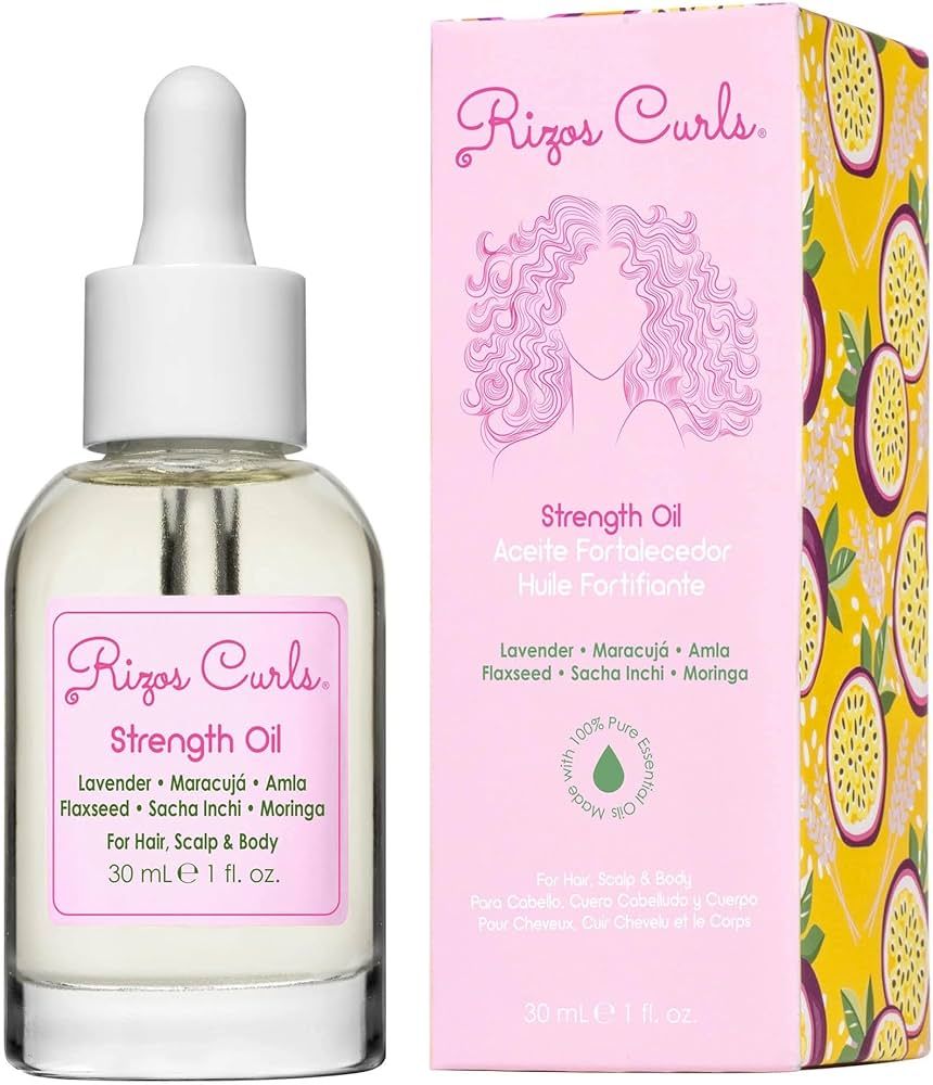 Rizos Curls Strength Oil, Promote Stronger, Longer & Thicker Hair, Improve Split Ends and Repair ... | Amazon (US)