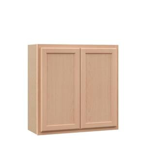 Recessed Panel 30 in. W x 12 in. D x 30 in. H Assembled Wall Kitchen Cabinet in Unfinished | The Home Depot