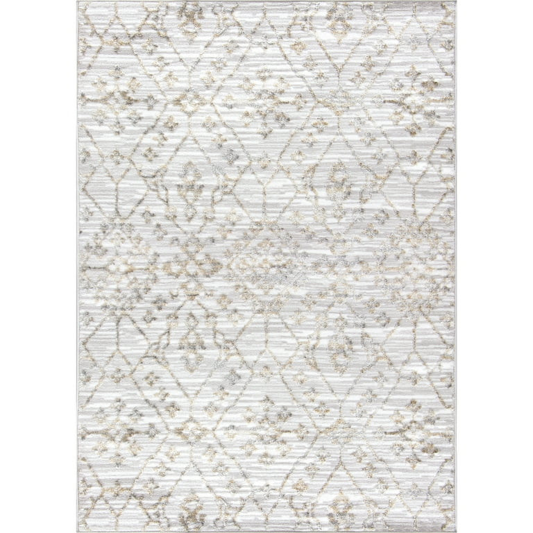Mainstays Antiqued Gray Print, Indoor Area Rug, 5'x7' | Walmart (US)