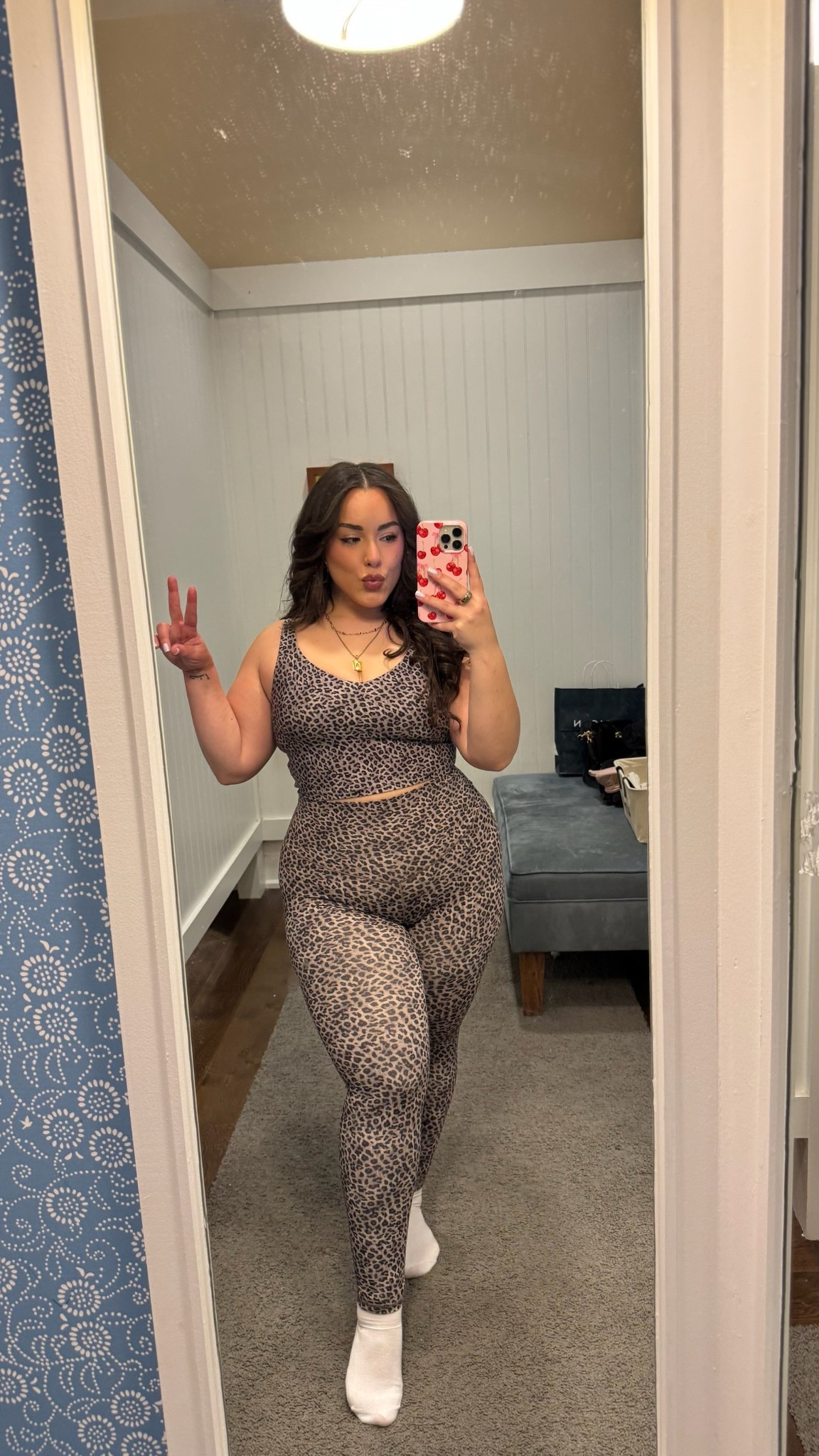 In the Aerie dressing room as a midsize 12 & petite 5’2” girly 🎀 wearing size Large in everything! Measurements bust 37” waist 31” hips 45"

#LTKPetite #LTKActive #LTKMidsize