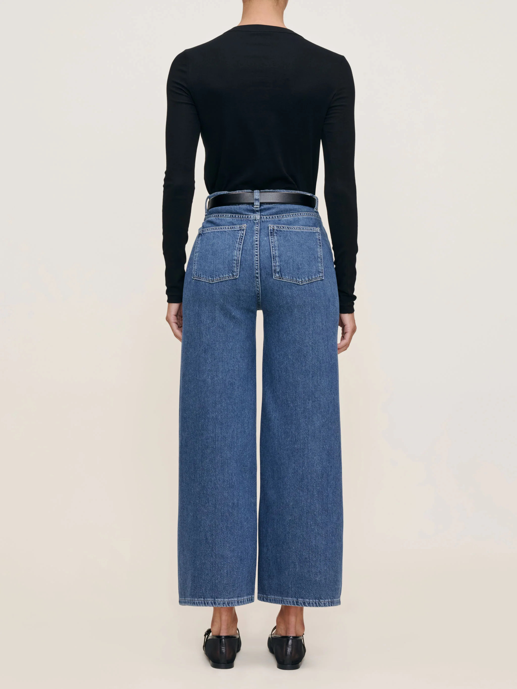 Hepburn Wide Leg High Rise Ankle Jeans | Del Ray | DL 1961 Women
