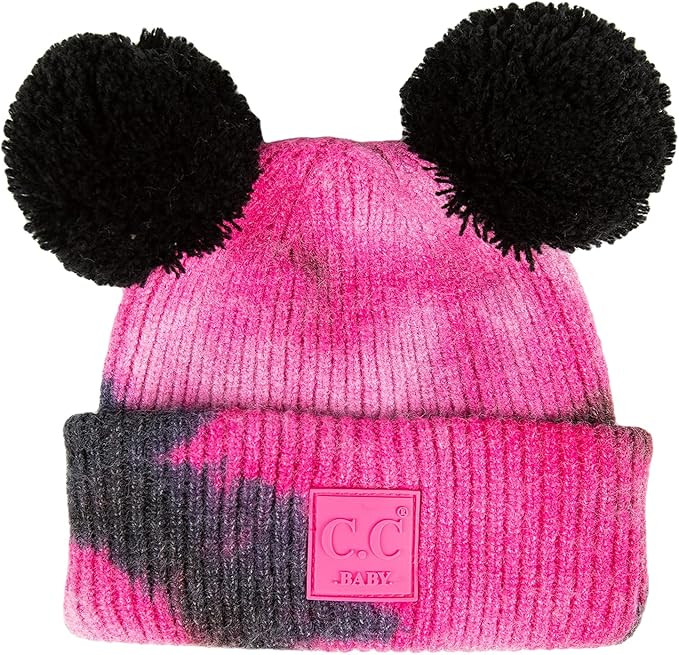 Funky Junque Exclusives Baby Infant Beanie Knit Warm Winter Pom Skull Cap Hat | Amazon (US)