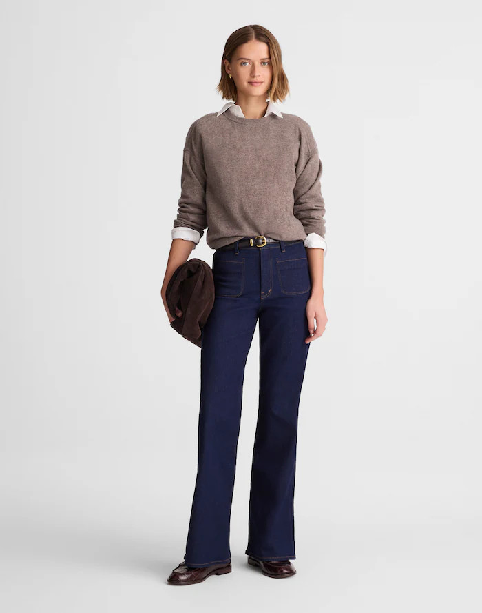 The Emmy Wide-Leg Jean in Rinse Wash | Madewell
