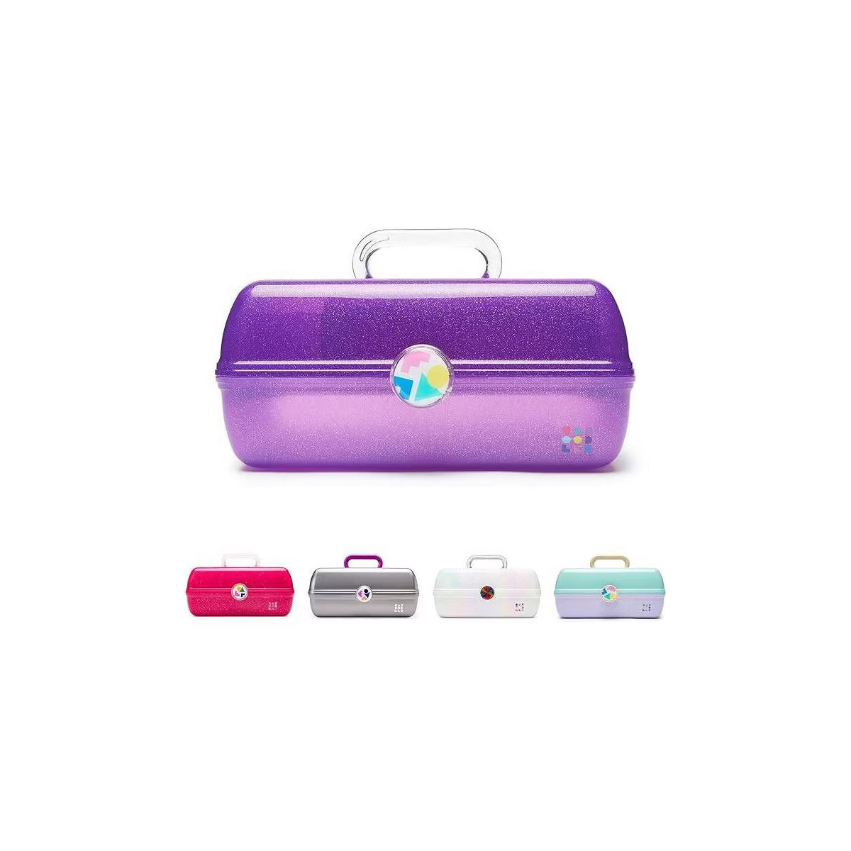 Caboodles On the Go Girl Makeup Bag -Purple Jelly Sparkle | Target