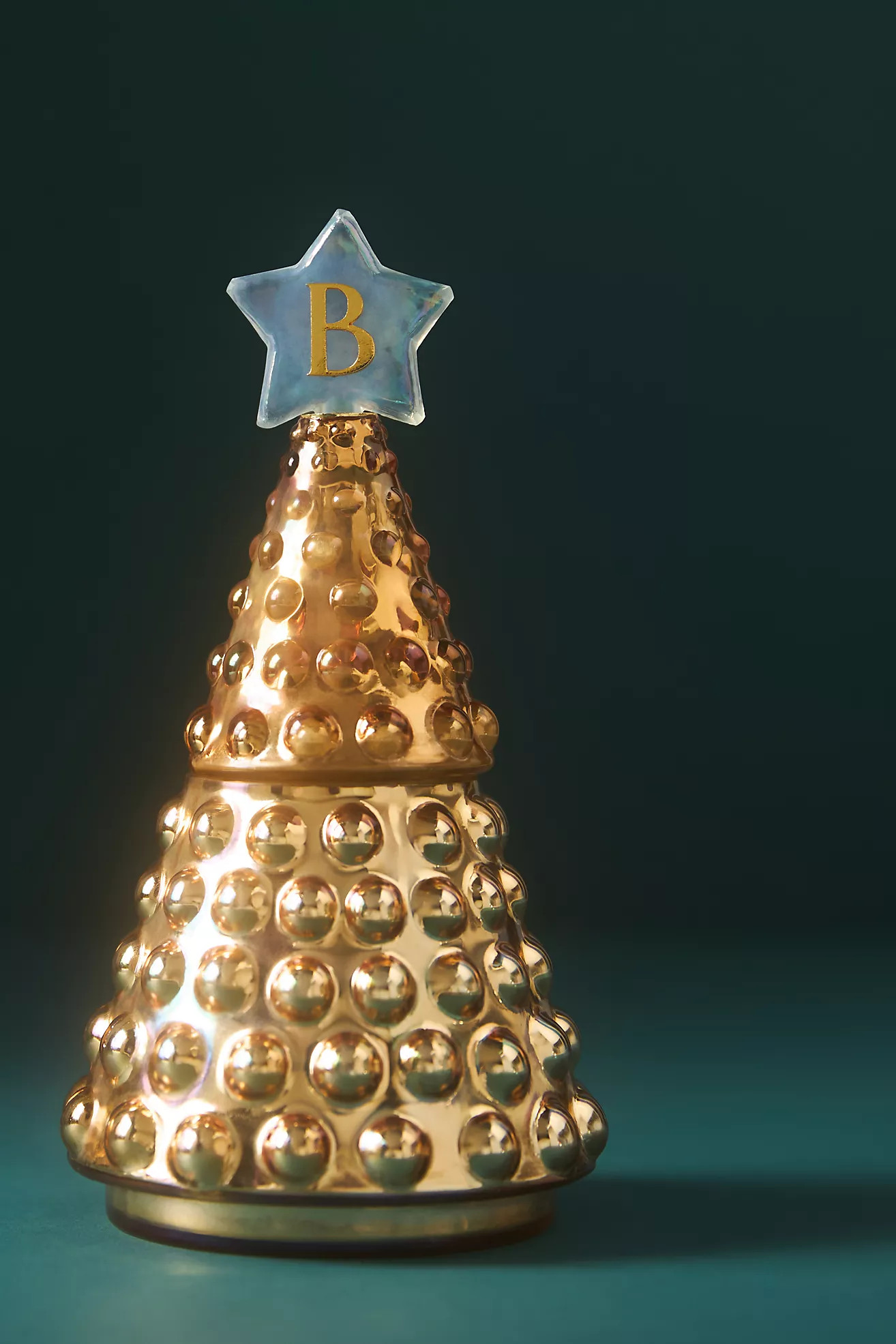 Monogram Tree Woody Fresh Balsam & Cedarwood Glass Jar Candle | Anthropologie (US)