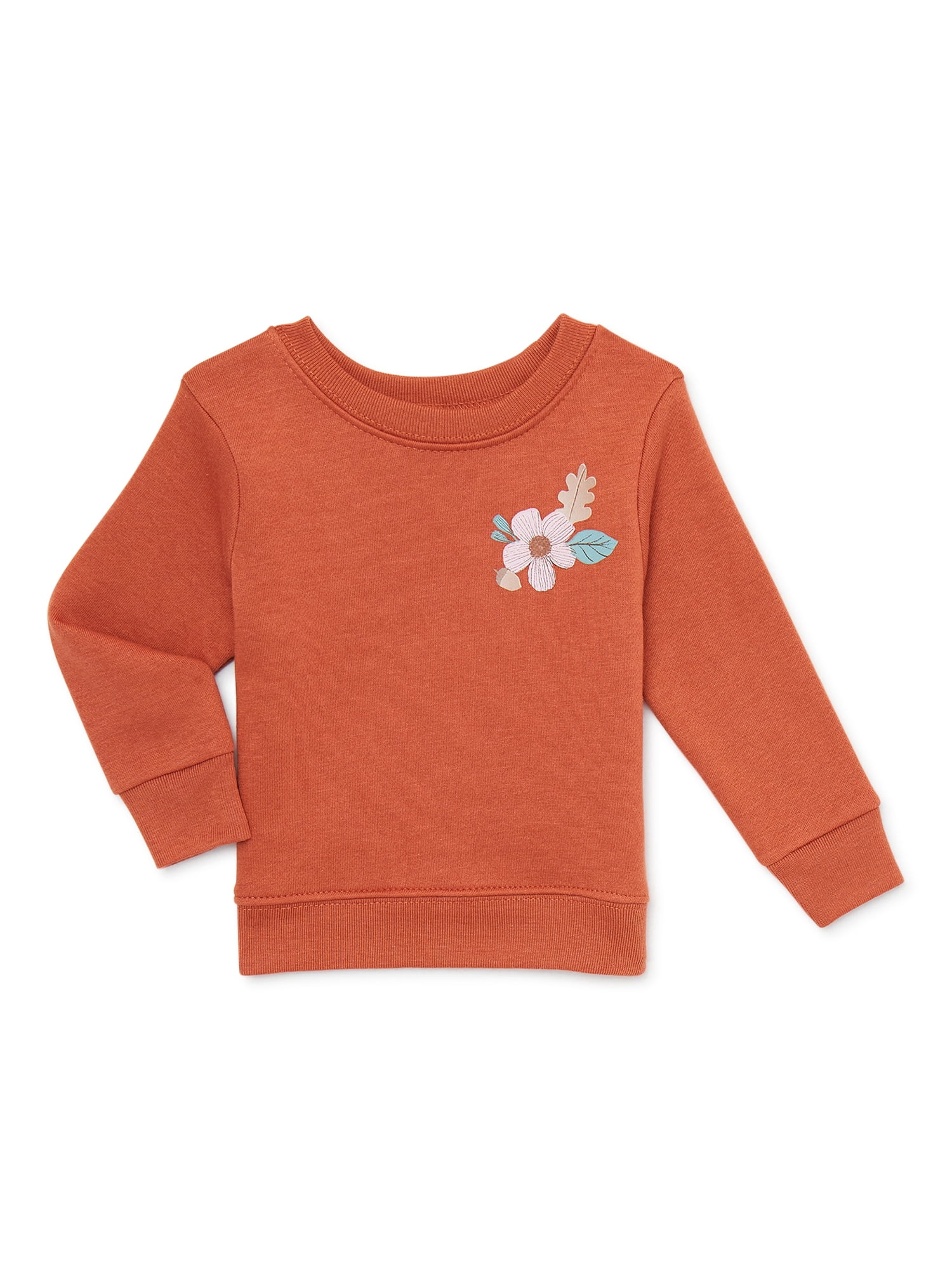 Garanimals Baby Girls Graphic Fleece Top, Sizes 6-9 Months - 24 Months | Walmart (US)