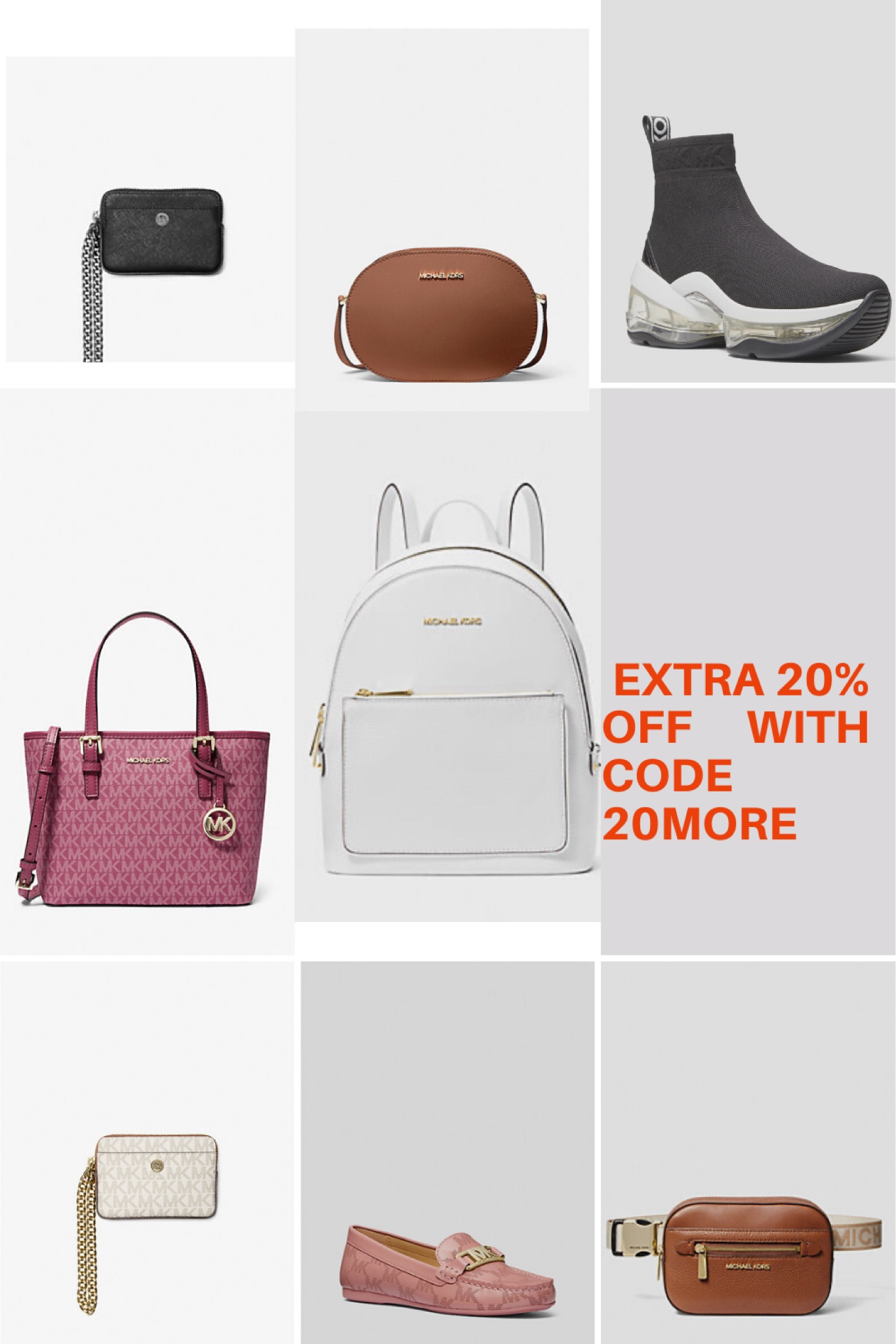 Flats, bags, bag pack, shoes & more