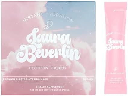 Instant Hydration Electrolytes Powder Packets - Cotton Candy Drink Mix - Zero Sugar - Keto, Vegan... | Amazon (US)