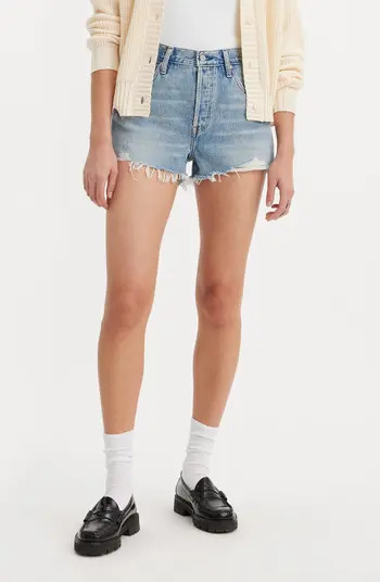 Levi's® 501® Original High Waist Cutoff Denim Shorts | Nordstrom | Nordstrom