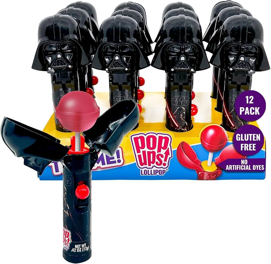 Pop Ups! Darth Vader Lollipop Holder | Collectable Star Wars Toy Lollipop Case | Star Wars Party ... | Amazon (US)
