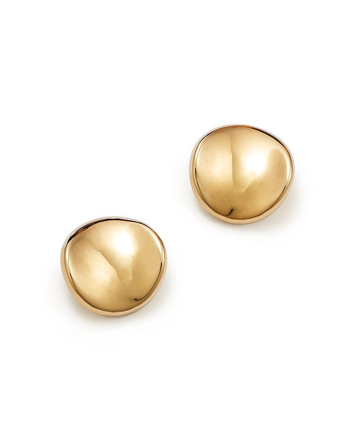 14K Gold Disc Stud Earrings - 100% Exclusive | Bloomingdale's (US)