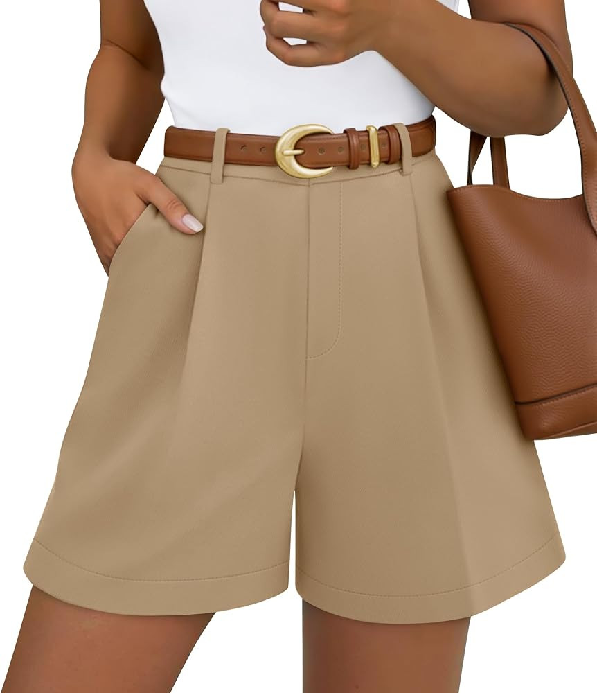 ZESICA Dressy Shorts for Women 2026 Summer Wide Leg Shorts | Amazon (US)