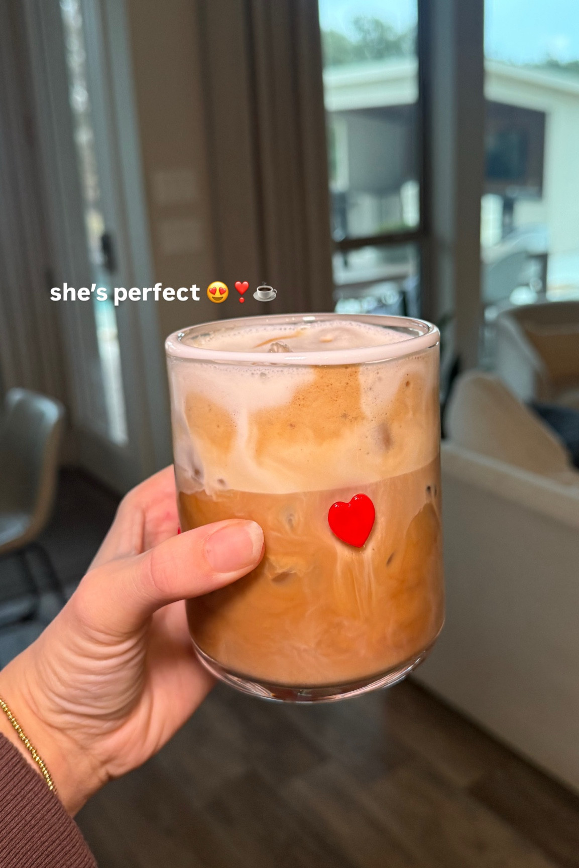 The CUTEST coffee glasses! Perfect for valentines💌💕❣️🎀

#valentines #coffee #nespresso #icedlatte #icedcoffee 

#LTKSeasonal #LTKHome