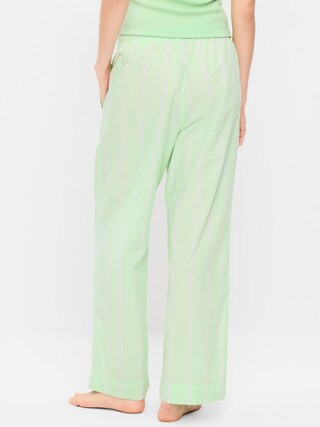 High-Waisted Poplin Pajama Pant | Old Navy (US)