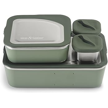 Klean Kanteen - Family Set (Big Meal, Lunch, Snack) - Sea Spray - Reusable Christmas Presents - G... | Amazon (US)