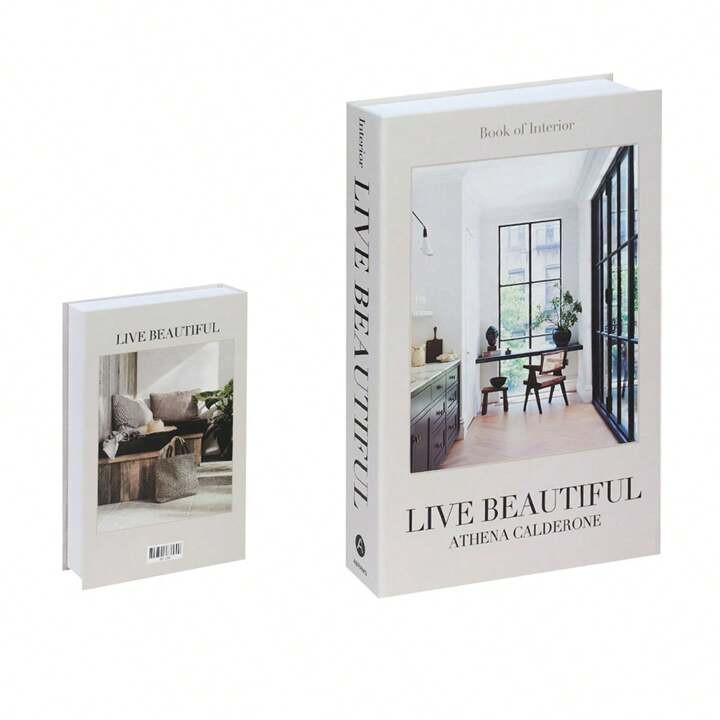 1pc Modern English Faux Book Ornament, Soft Home Decorative Book, Creative Property Book Decorati... | SHEIN
