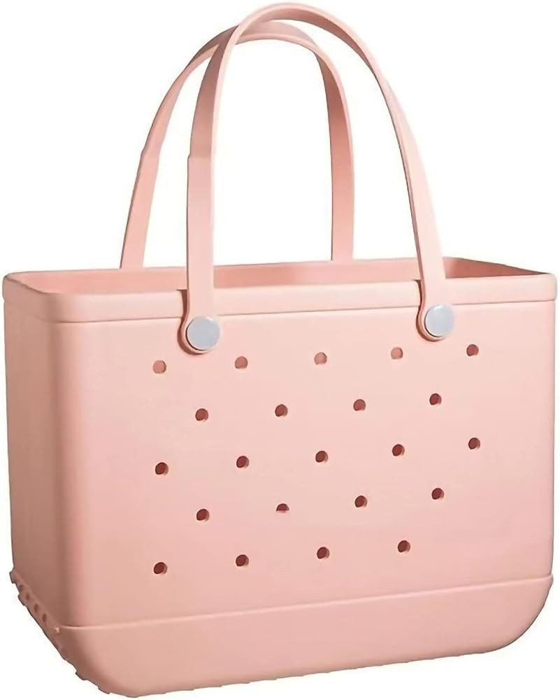 Beach bag Tote Bag for men women,Beach Tote Travel Bags Washable Open Tote Bag Hollow Handbag for Be | Amazon (US)