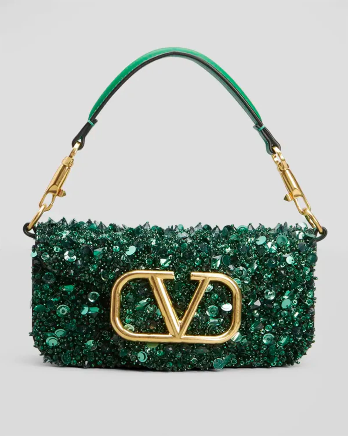Loco Small 3D Sequins Shoulder Bag | Neiman Marcus