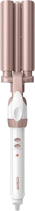 Conair Double Ceramic 3 Barrel Curling Iron, Triple Barrel Waver Hair Tool Creates Deep, Continuo... | Amazon (US)