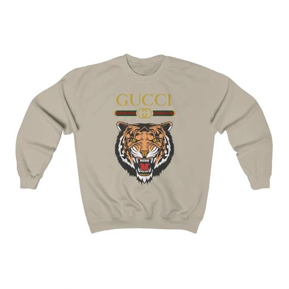 Unisex Sweatshirt, Classic Logo Gucci, Gucci Shirt, Gucci Hoodie, Gucci Tiger, Gucci Fashion shir... | Etsy (US)