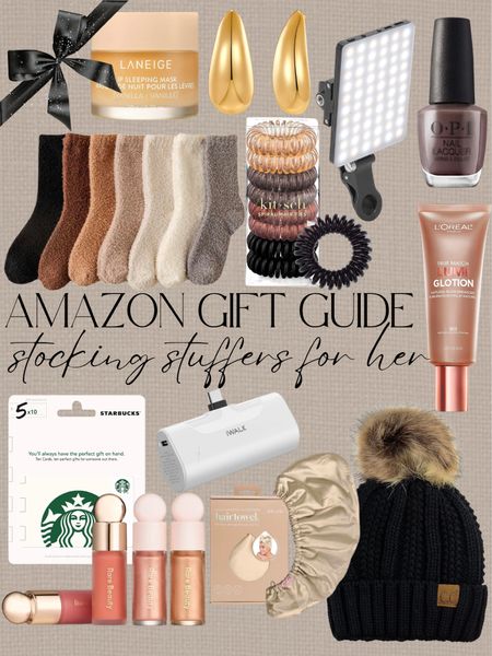 AMAZON gift guide: stocking stuffers for her. 

Gifts for her. Amazon gifts. 

#LTKGiftGuide #LTKfindsunder50 #LTKSeasonal