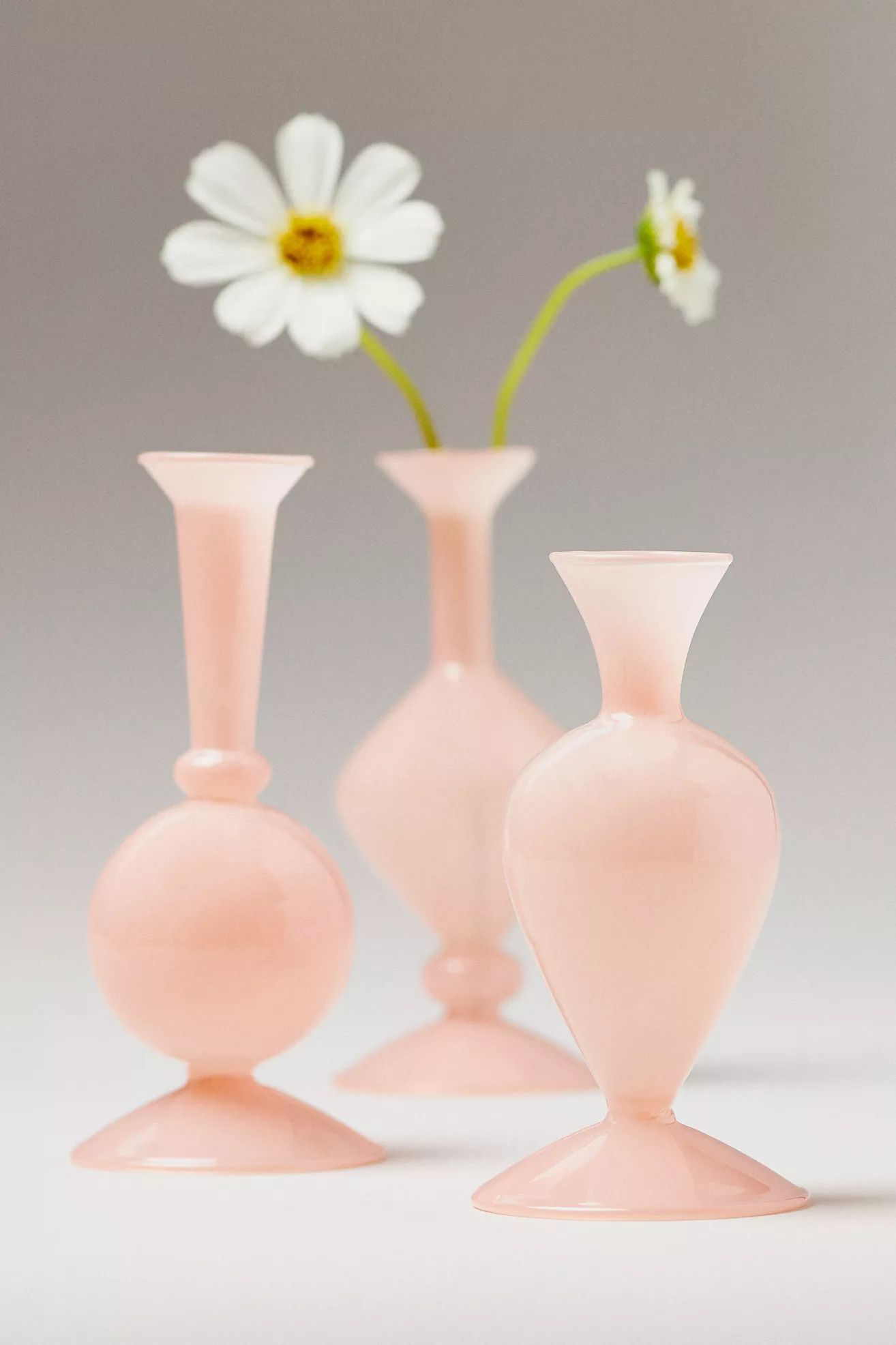 Pink Opaque Bud Vases, Set of 3 | Anthropologie (US)