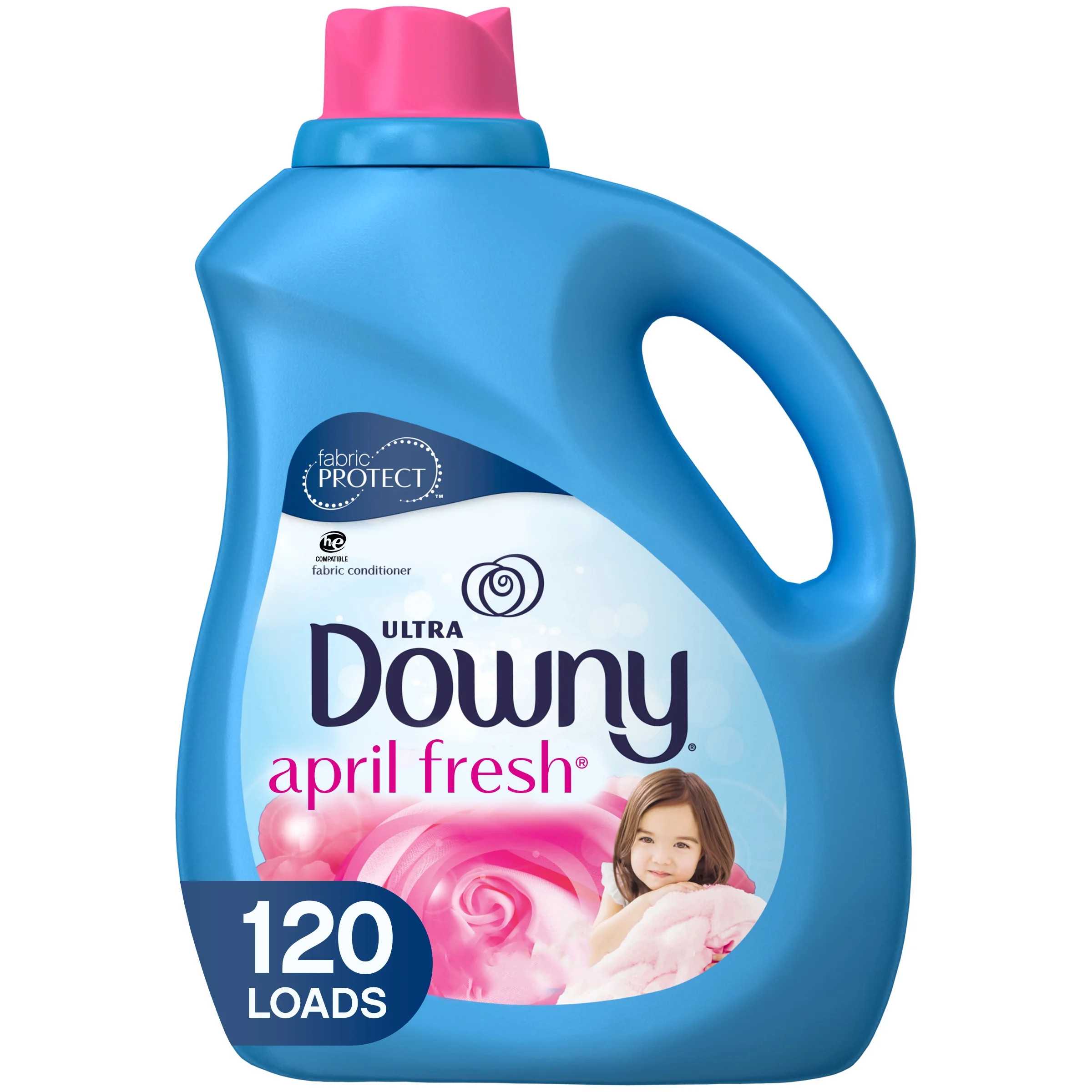 Downy April Fresh, 120 Loads Liquid Fabric Softener, 103 Fl Oz | Walmart (US)