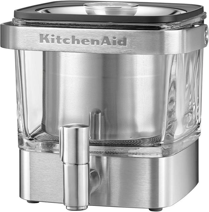 KitchenAid KCM4212SX Cold Brew Coffee Maker-Brushed Stainless Steel, 28 oz | Amazon (US)
