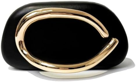 Acrylic Clutch Purse for Women Classic Round Acrylic Evening Handbag Vintage Metal Handlebars Bag... | Amazon (US)