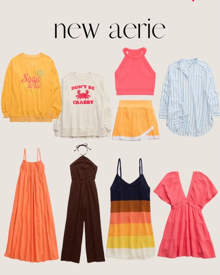 New Aerie 🙌🏻🙌🏻

Summer finds, summer dress, vacation outfits, sweatshirts, jumpsuits 

#LTKtravel #LTKSeasonal #LTKstyletip