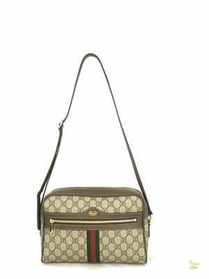 $1790 GUCCI Brown GG Web Supreme Ophidia Crossbody Bag Stripe SALE   | eBay | eBay US