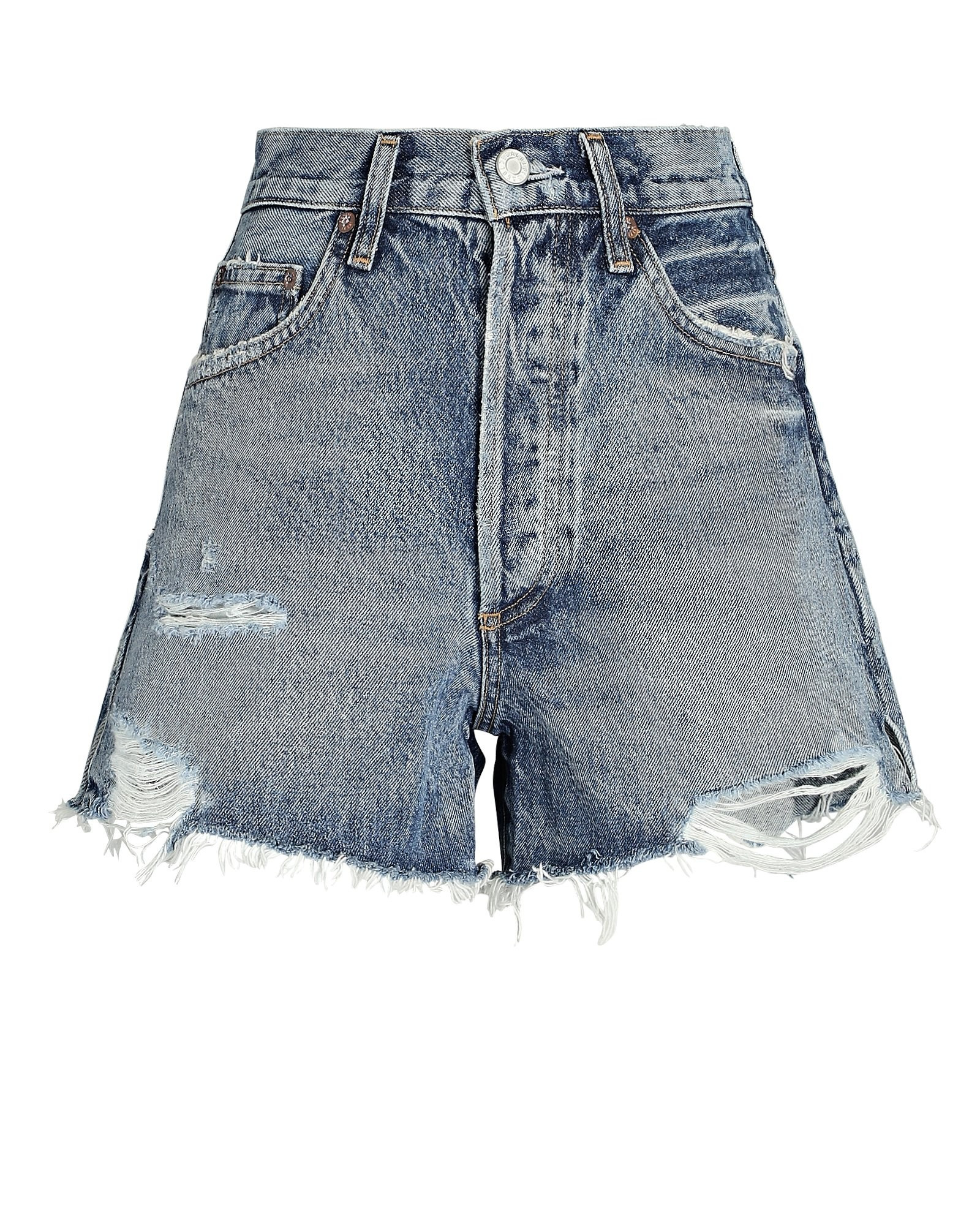 AGOLDE Dee High-Rise Denim Shorts, Denim 24 | INTERMIX