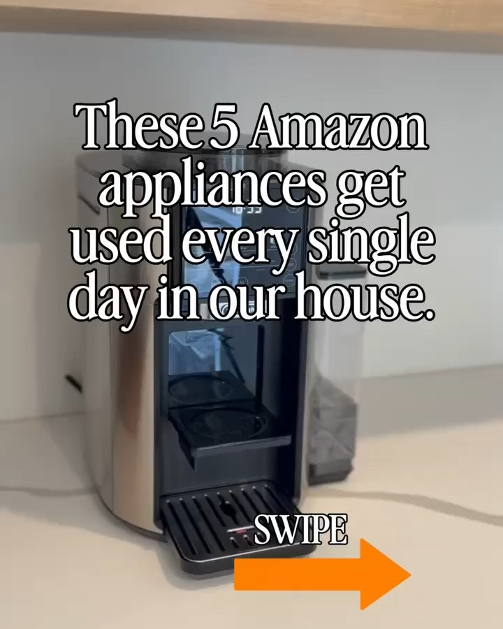 Follow @pleasantlybuilt and comment “shop” for the links sent to you!

These give Amazon appliances get used every single day in our house! 🧡I linked them all in a collection on my Amazon storefront.

#amazonhome #amazon #appliances #amazonprime #coffeemachine